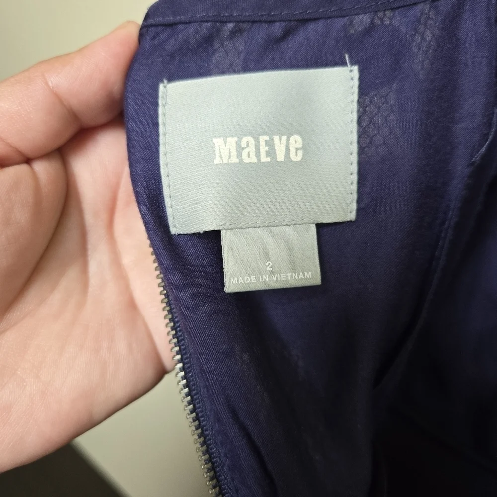 Maeve Anthropologie Lace Fit & Flare Dress 2 - Picture 8 of 9